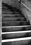 Stairs on Alcatraz.
