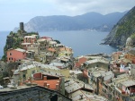 Vernazza with Monterosso in the distance