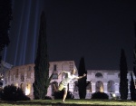 Colosseum at night.