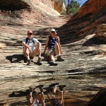 A pour-off near Lost Canyon, Needles, Canyonlands NP.