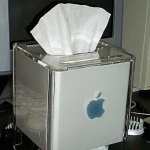 A good use for the Apple G4 Cube.